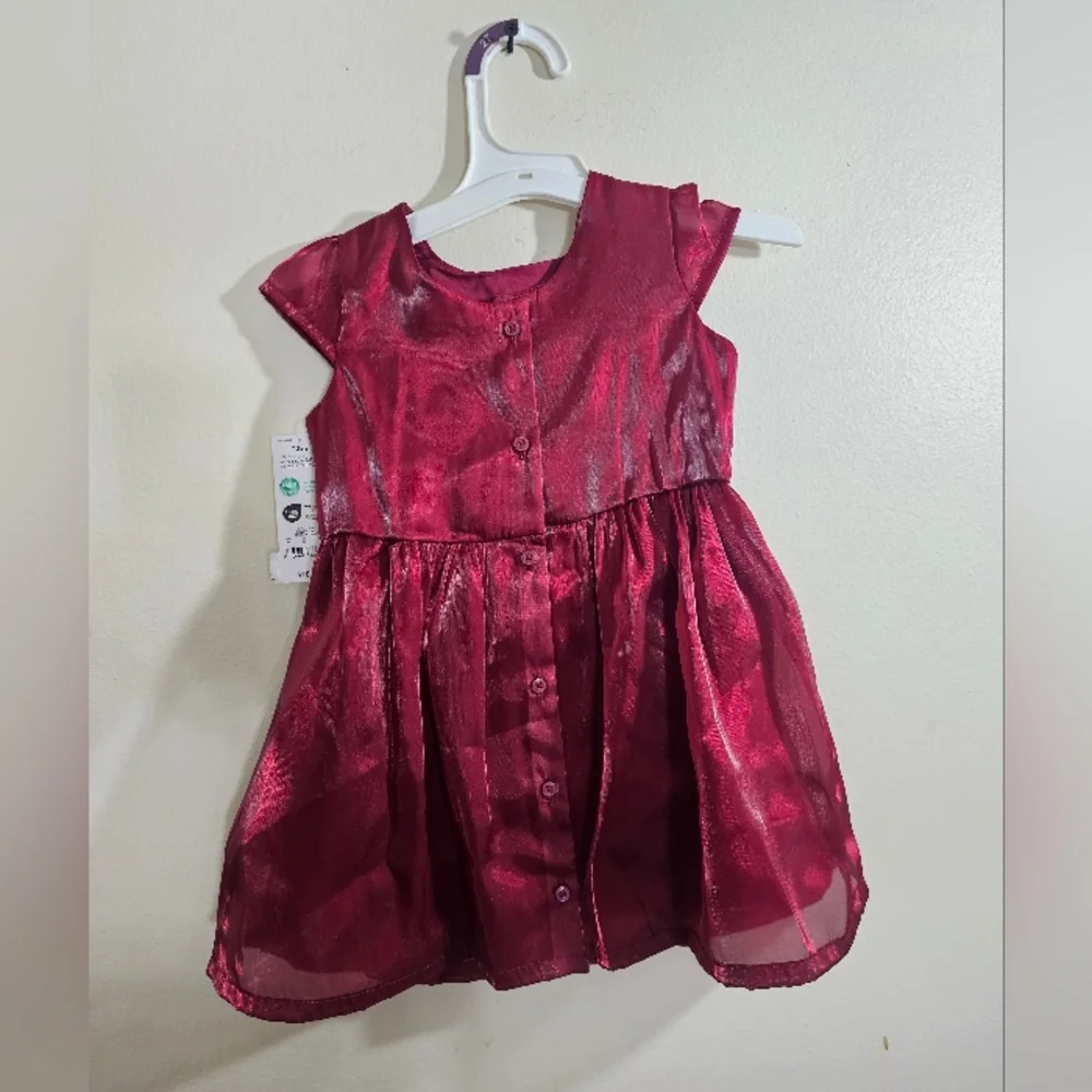 Carter's Just One You Burgundy Baby Dress with Bloomers